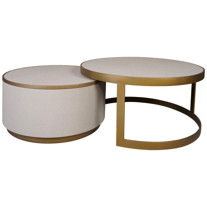 Keiichi Outlet Hazlemere Shagreen Nesting Coffee Table Set