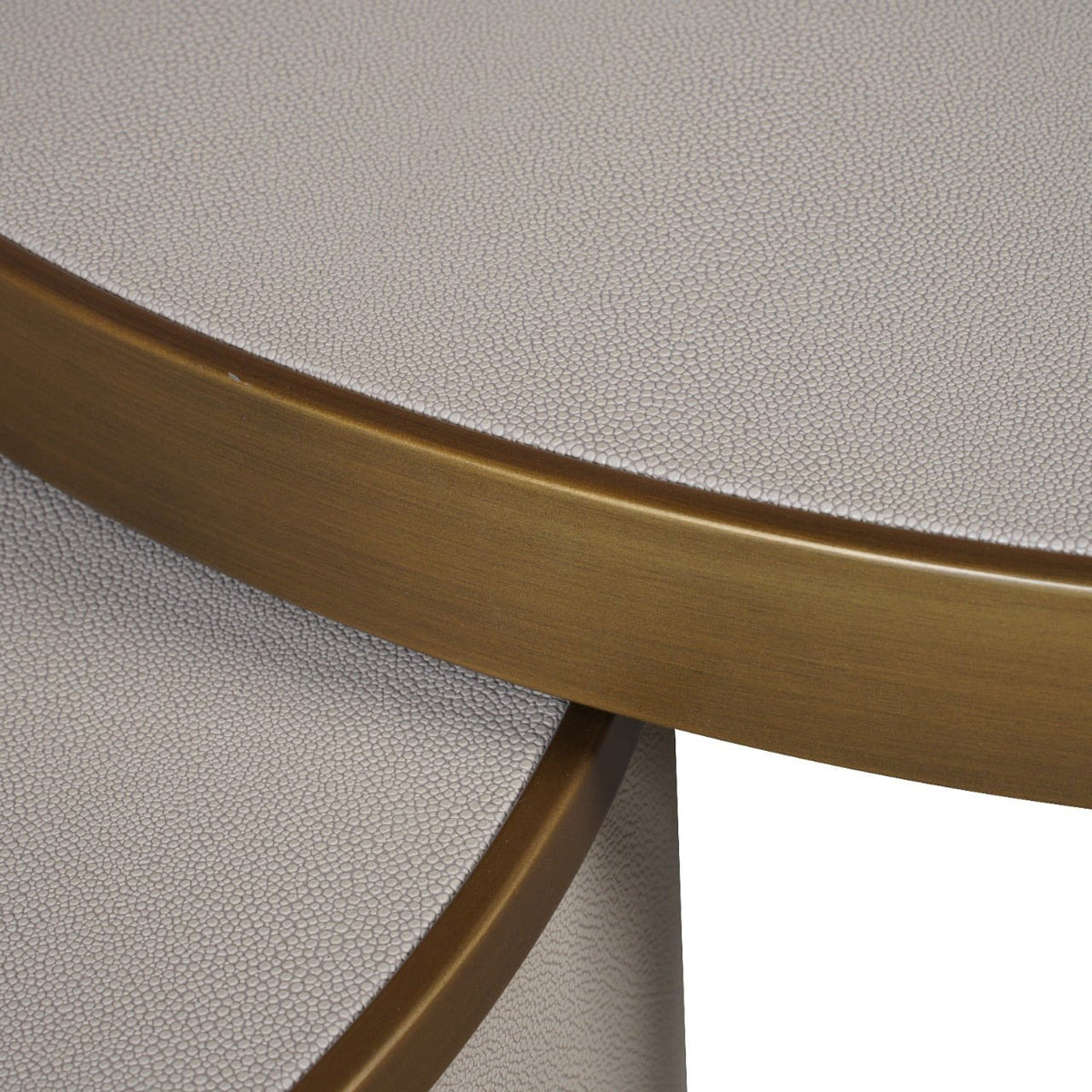 Keiichi Hazlemere Shagreen Nesting Coffee Table Set, view 6