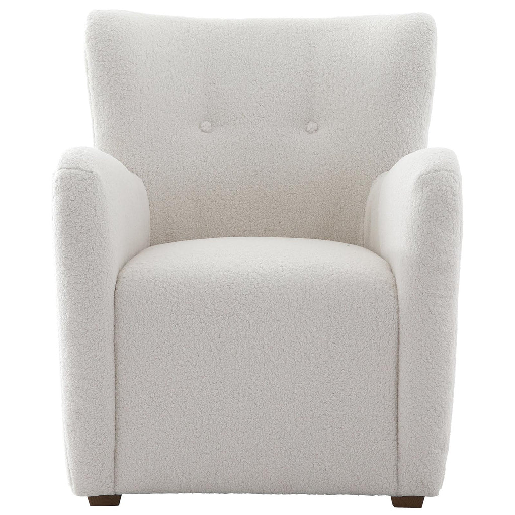 Keiichi Hidcote Accent Chair in Faux Wool, view 10