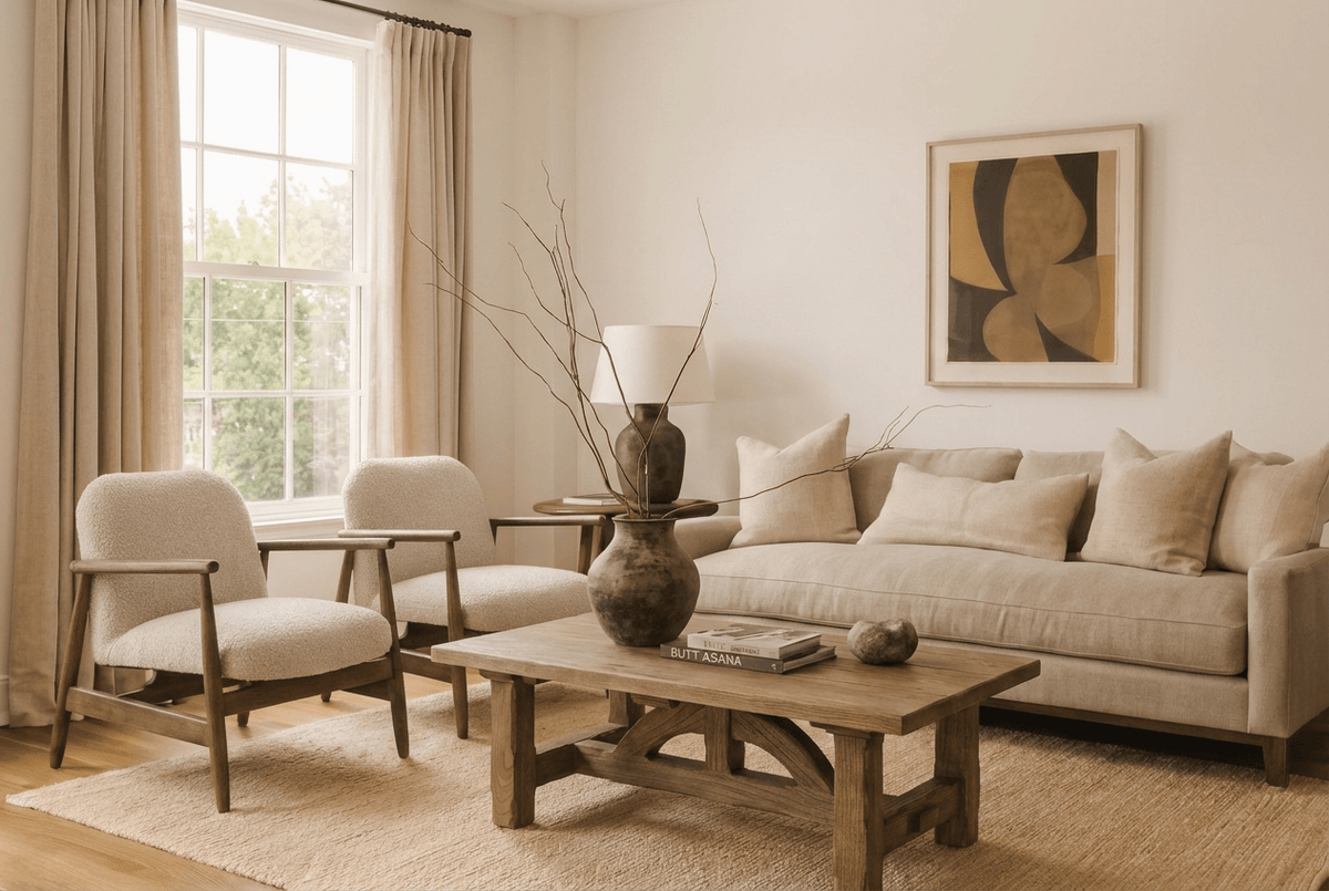 Keiichi Ilmington Accent Chair in Natural, view 3