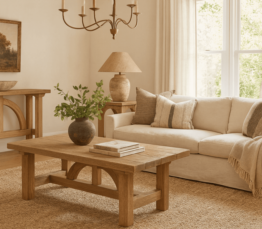 Keiichi Ironbridge Solid Oak Coffee Table, view 3