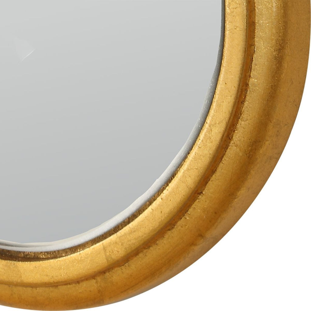 Keiichi Irregular Arched Mirror in Gold Leaf, view 5