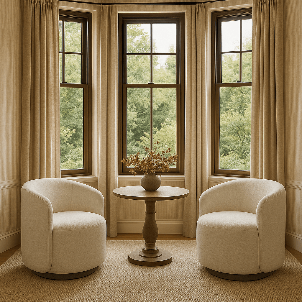 Keiichi Kinsham Swivel Accent Chair, view 2