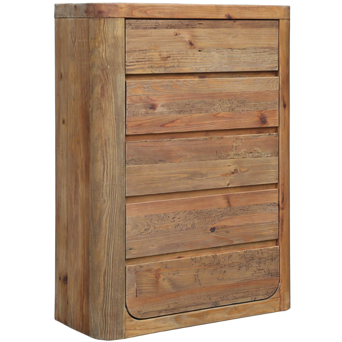 Keiichi Reclaimed Pine Tall Chest of Drawers
