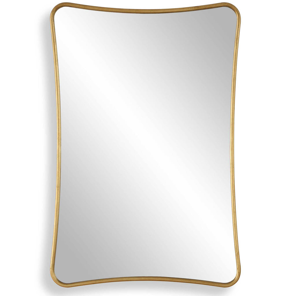 Keiichi Marianne Mirror in Gold Leaf