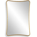 Keiichi Marianne Mirror in Gold Leaf