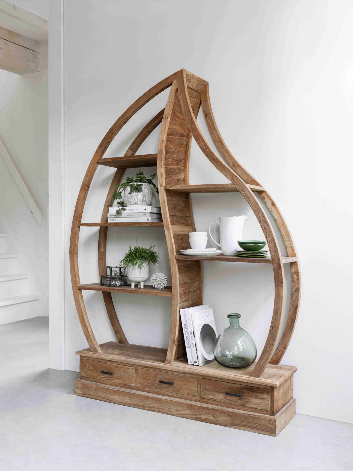 MUST Living Bookrack Drop in a room setting
