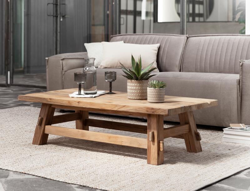 MUST Living Coffee table Tuscany rectangular in a room setting