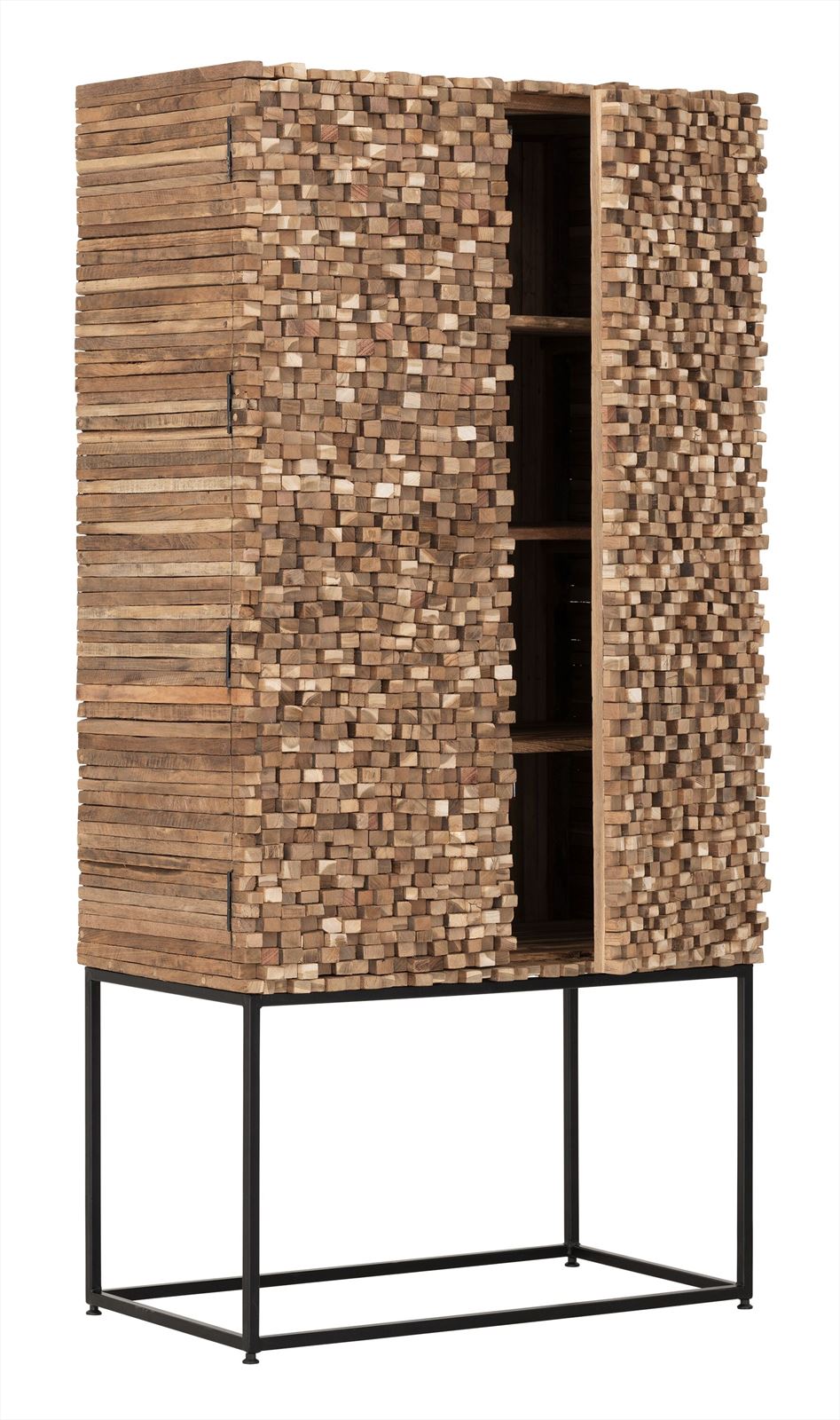 MUST Living Cupboard Sticks, 2 doors and 6 shelves