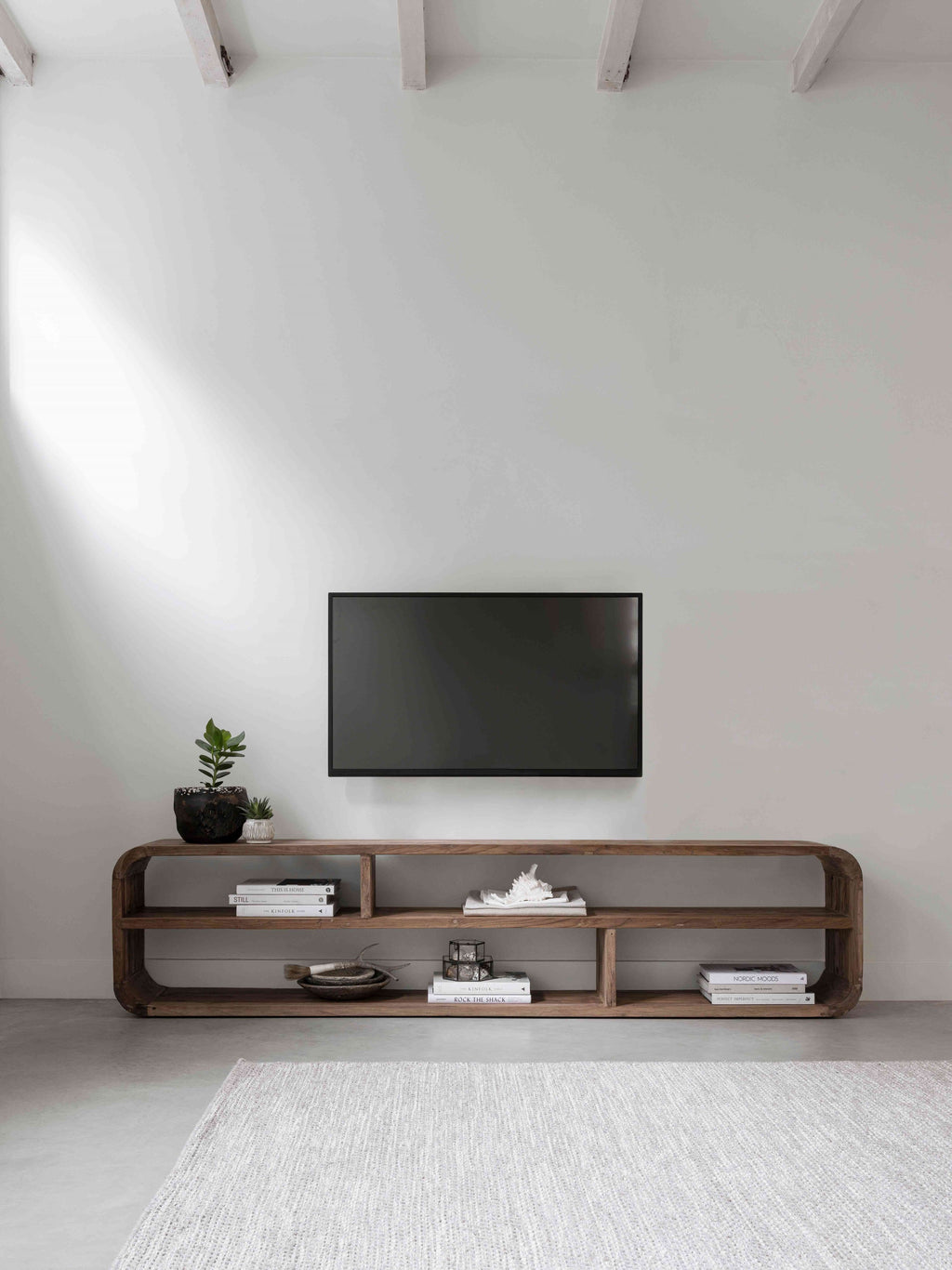 MUST Living TV stand Corso large in a room setting