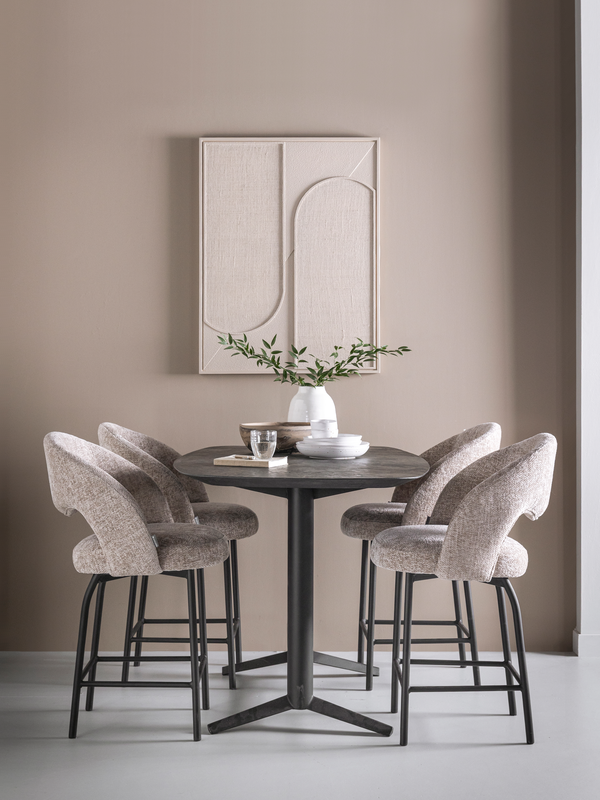 MUST Living Wall Panel Elyn Cream small in a room setting