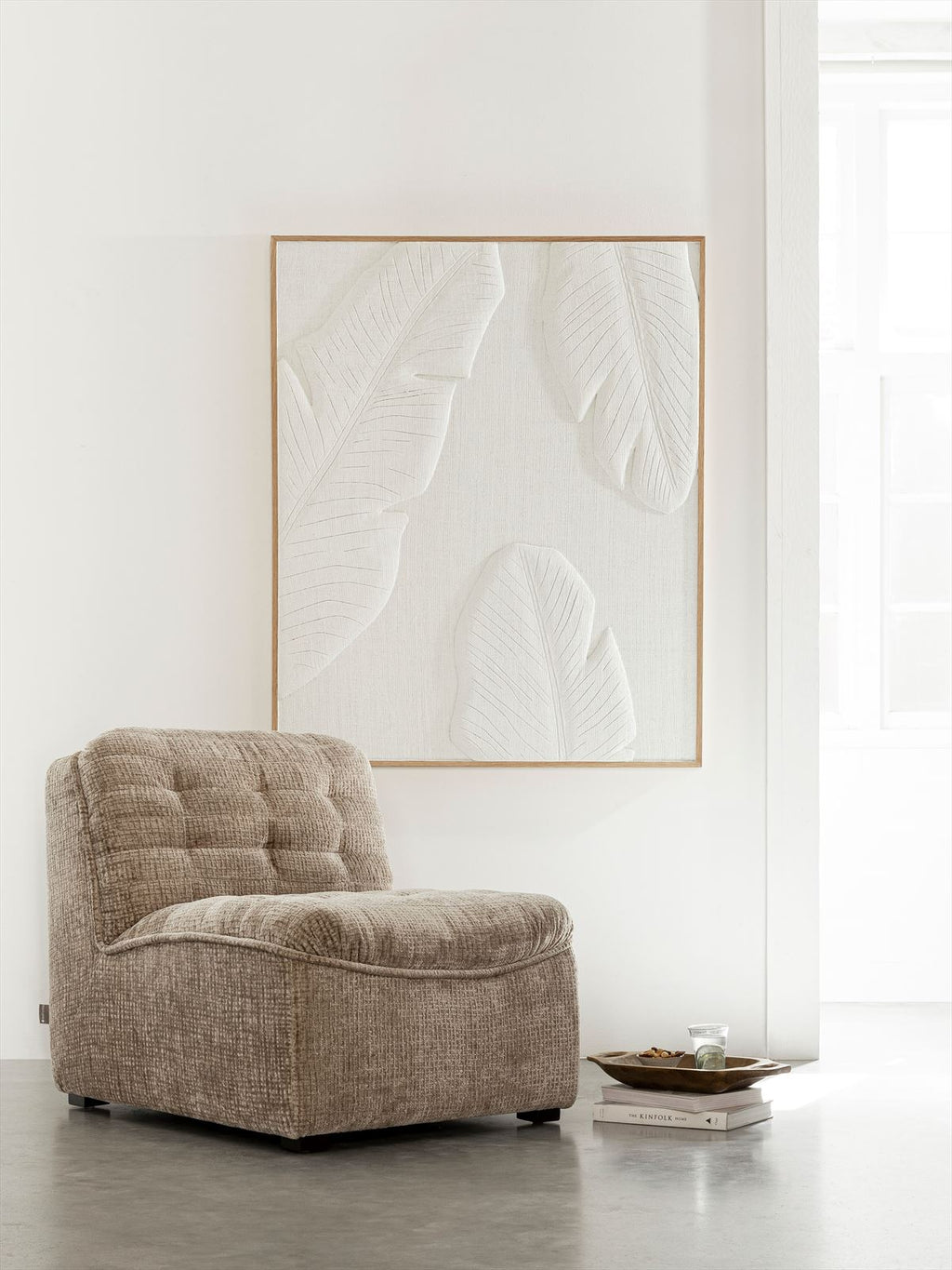 MUST Living Wall Panel Indian Banana Leaf in a room setting