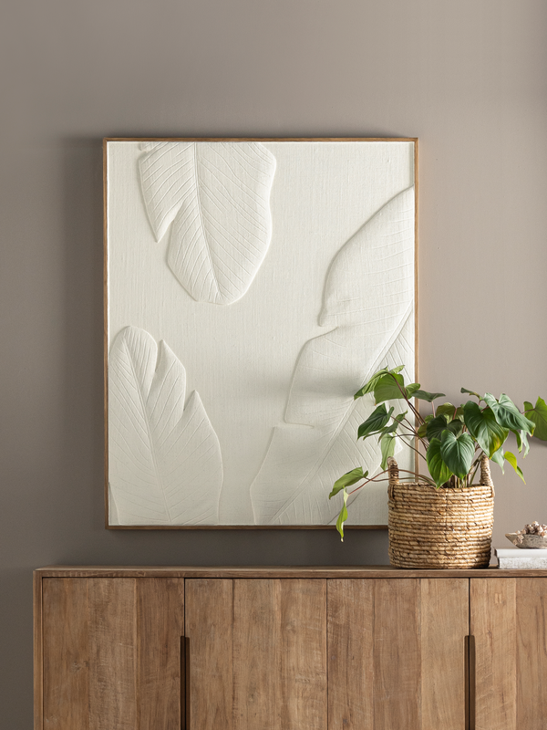 MUST Living Wall Panel Indian Banana Leaf in a room setting