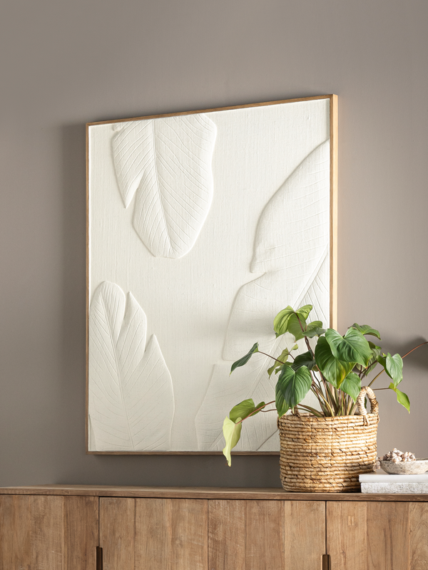 MUST Living Wall Panel Indian Banana Leaf in a room setting