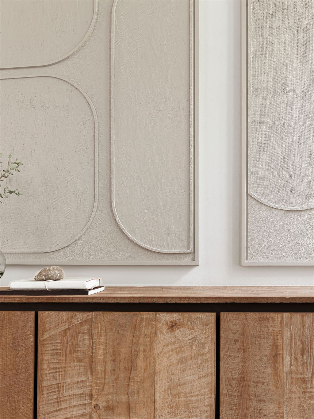 MUST Living Wall Panel Lorcan Cream small detail