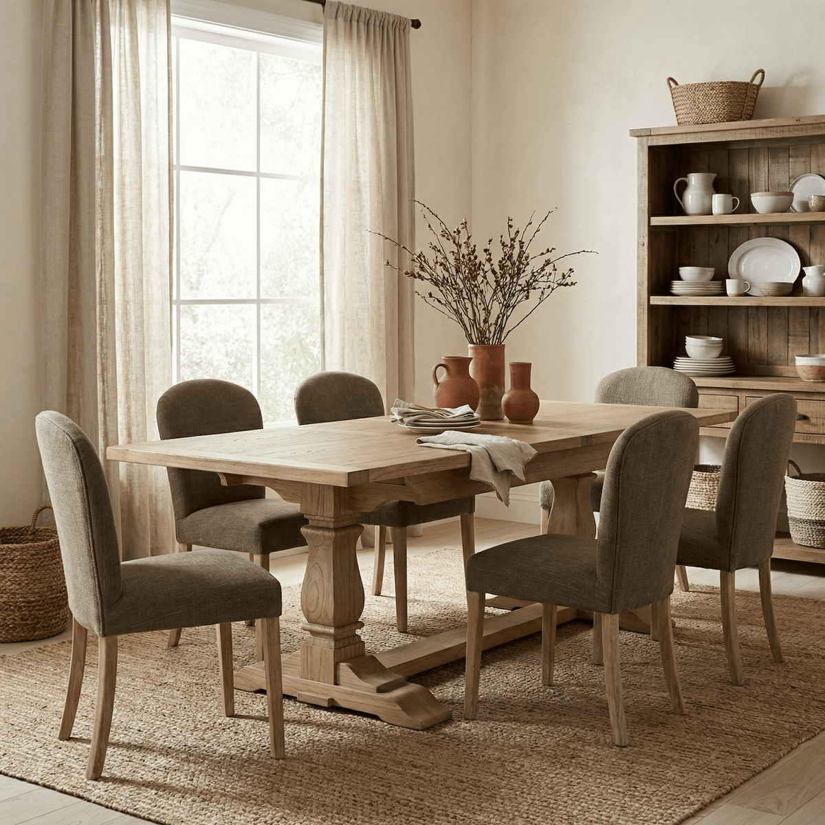 Keiichi Campden Extending Dining Table - 180-280cm, view 2