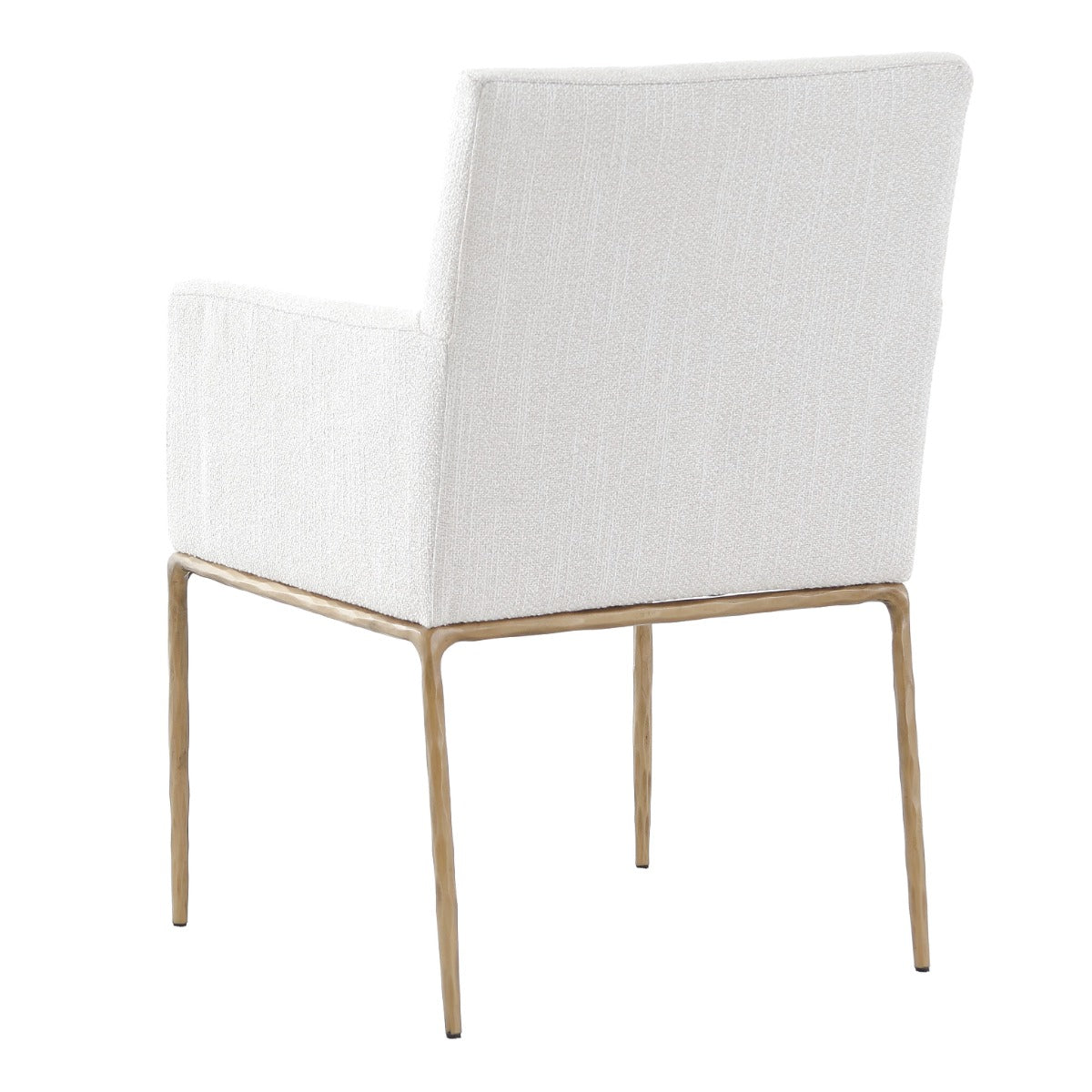 Keiichi Sloane Dining Arm Chair in Aged Brass, view 4