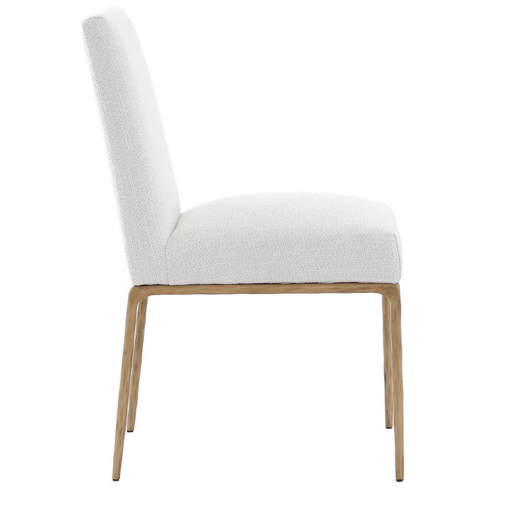 Keiichi Sloane Dining Chair in Aged Brass, view 6