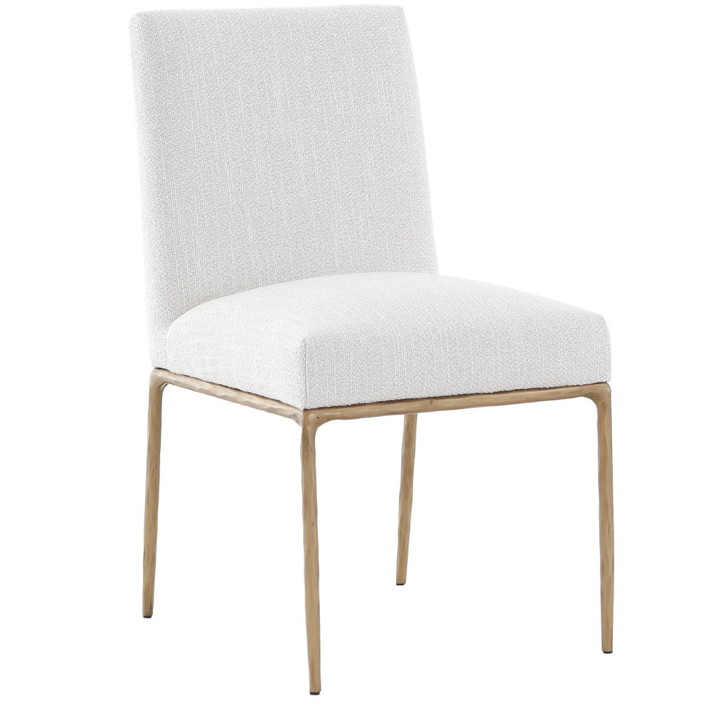 Keiichi Sloane Dining Chair in Aged Brass