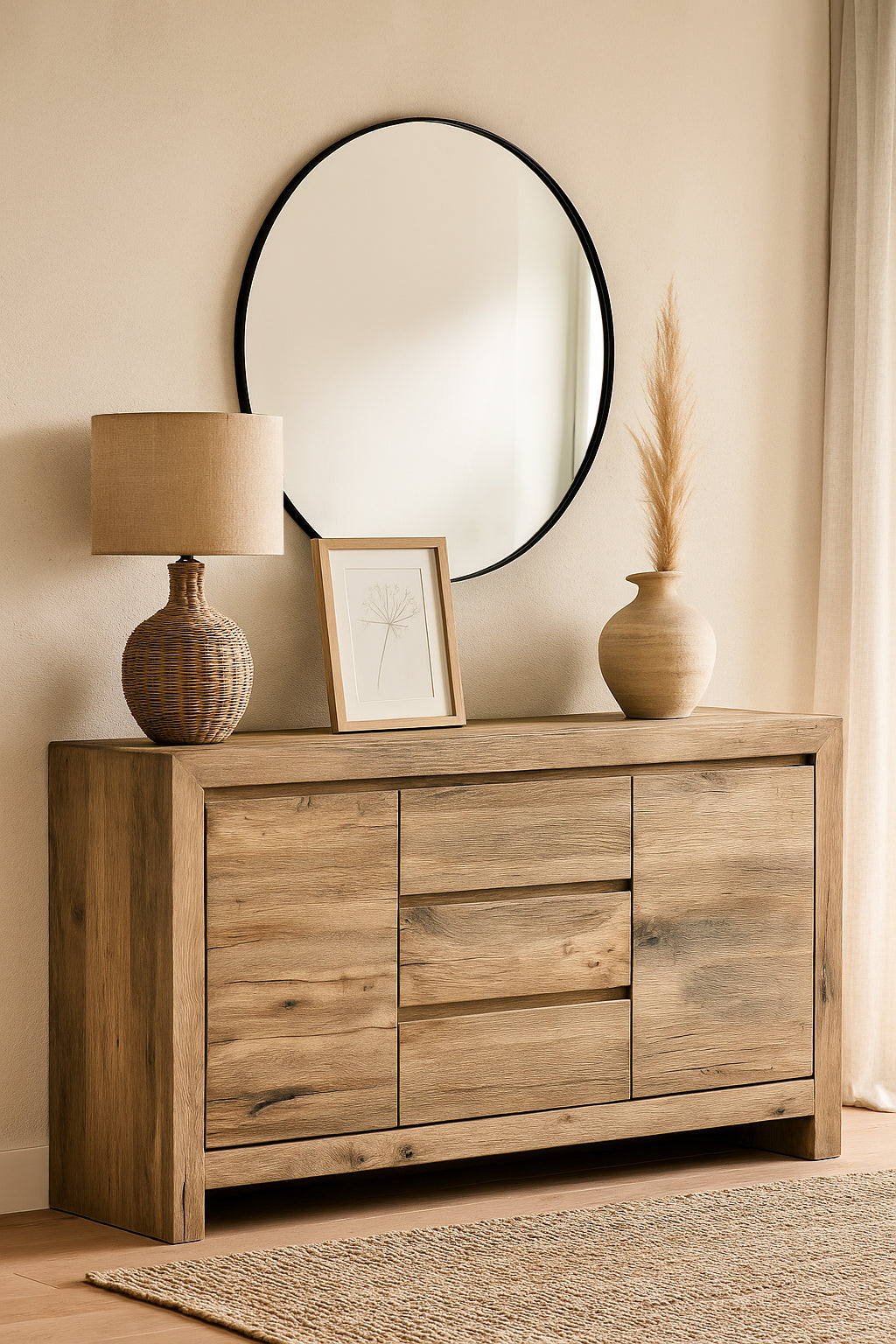 Keiichi Reclaimed Oak Sideboard, view 2