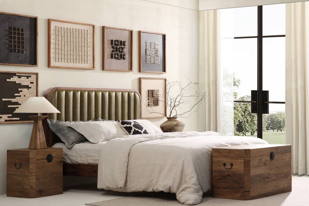 Keiichi Reclaimed Oak Bedside Trunk, view 4