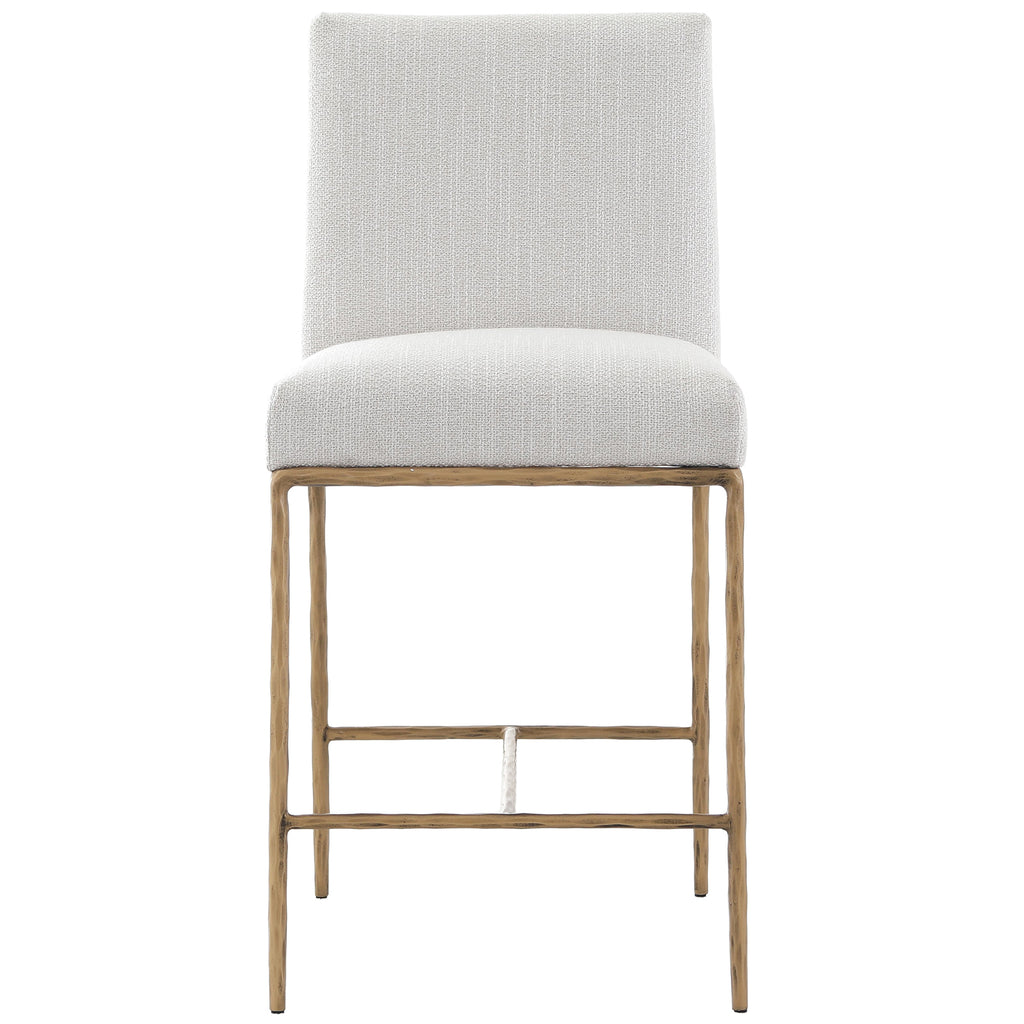 Keiichi Sloane Counter Stool in Aged Brass, view 3