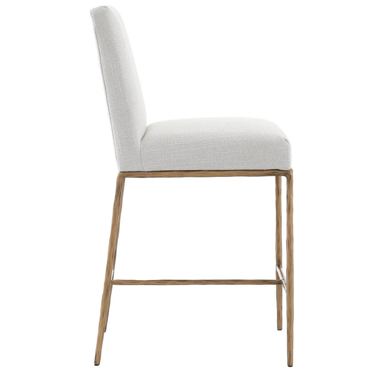 Keiichi Sloane Counter Stool in Aged Brass, view 4