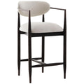 Keiichi Soho Counter Stool in Walnut and Bronze