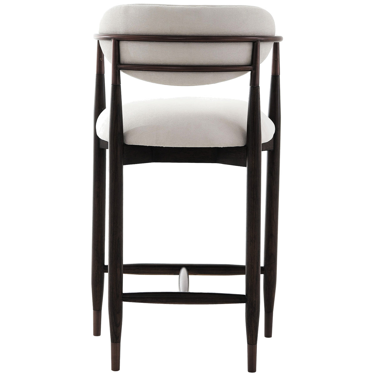 Keiichi Soho Counter Stool in Walnut and Bronze, view 6