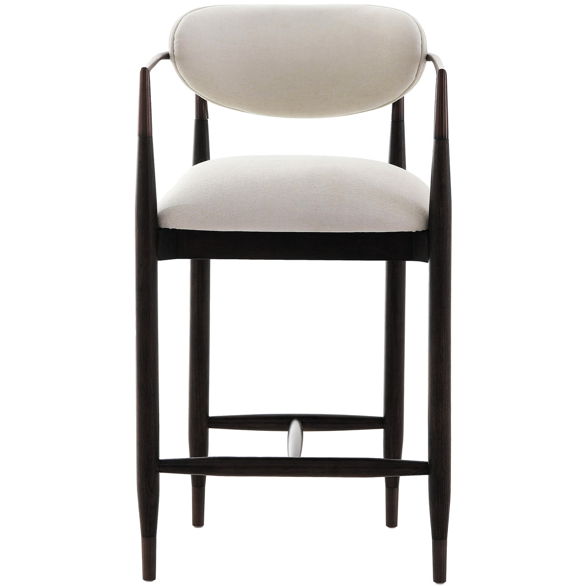 Keiichi Soho Counter Stool in Walnut and Bronze, view 3