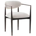 Keiichi Soho Dining Chair in Walnut and Bronze