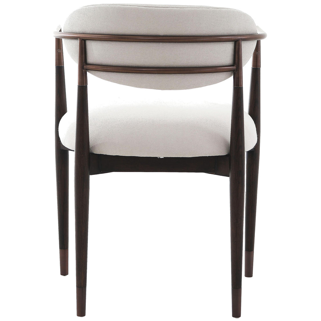 Keiichi Soho Dining Chair in Walnut and Bronze, view 4