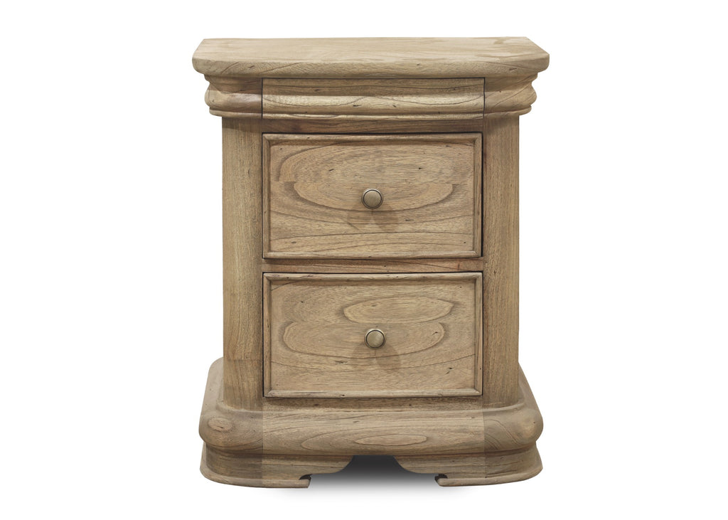 Keiichi Fulbrook Oak 3 Drawer Bedside Table