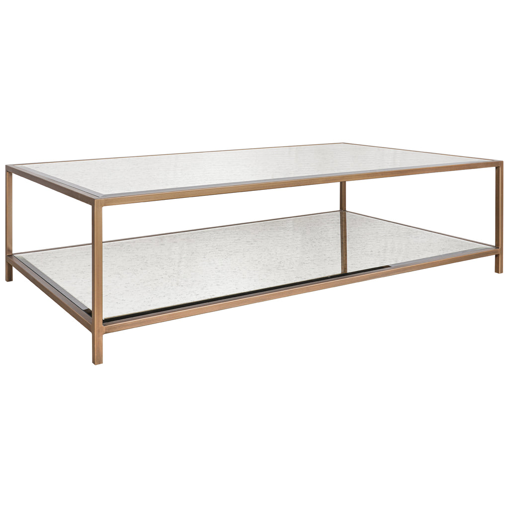 Keiichi Upton Coffee Table in Antique Brass, view 4