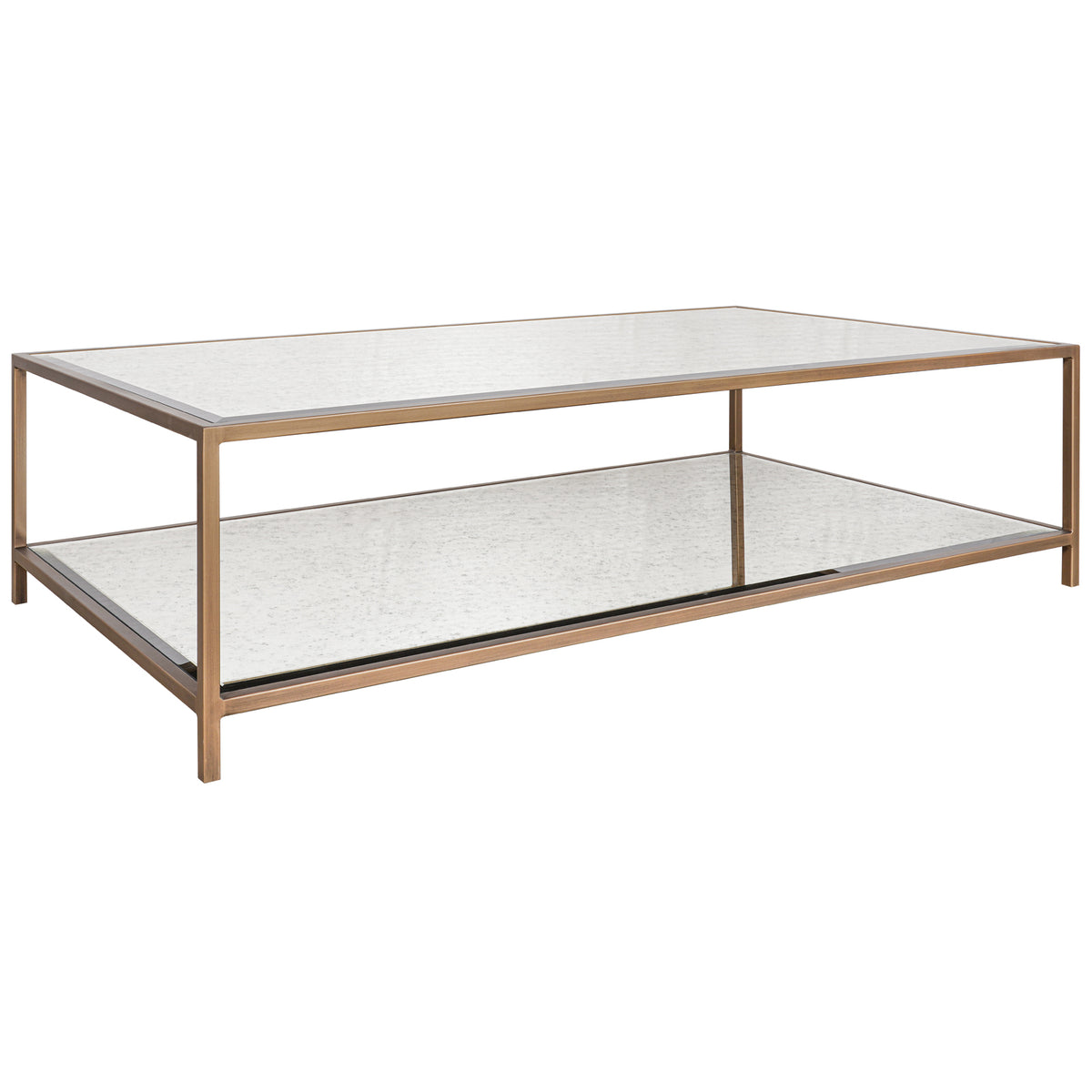 Keiichi Upton Coffee Table in Antique Brass, view 4