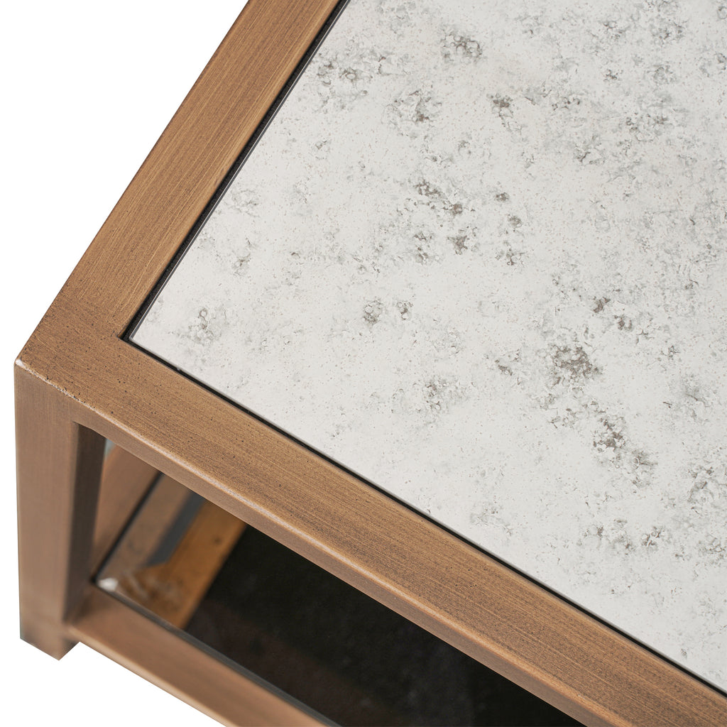 Keiichi Upton Coffee Table in Antique Brass, view 6