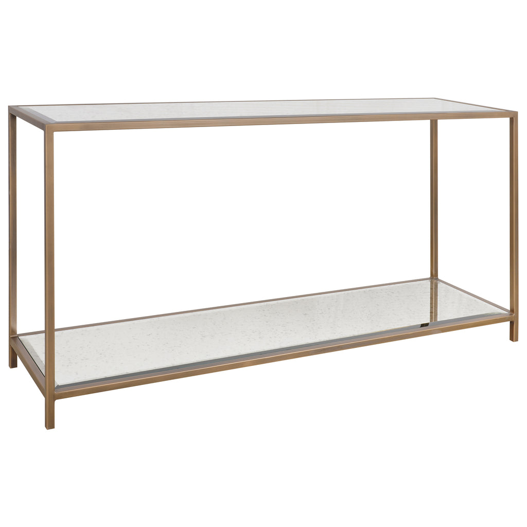 Keiichi Upton Console Table in Antique Brass, view 3