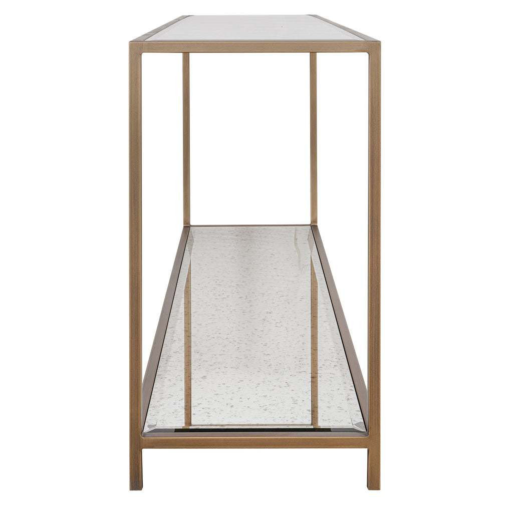 Keiichi Upton Console Table in Antique Brass, view 4