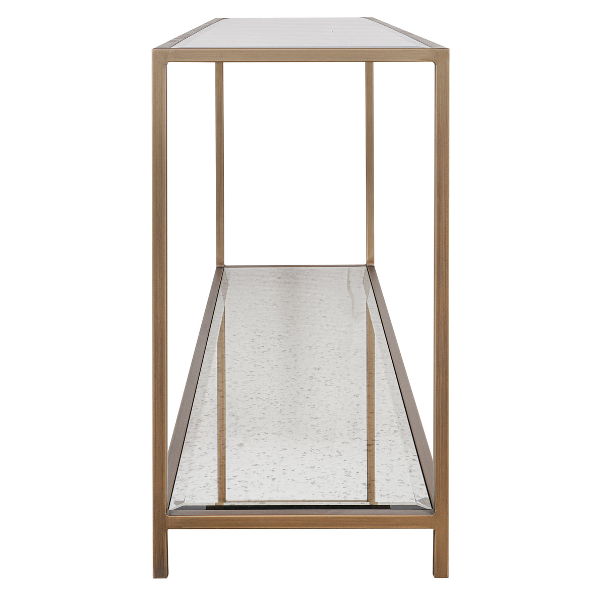Keiichi Upton Console Table in Antique Brass, view 4