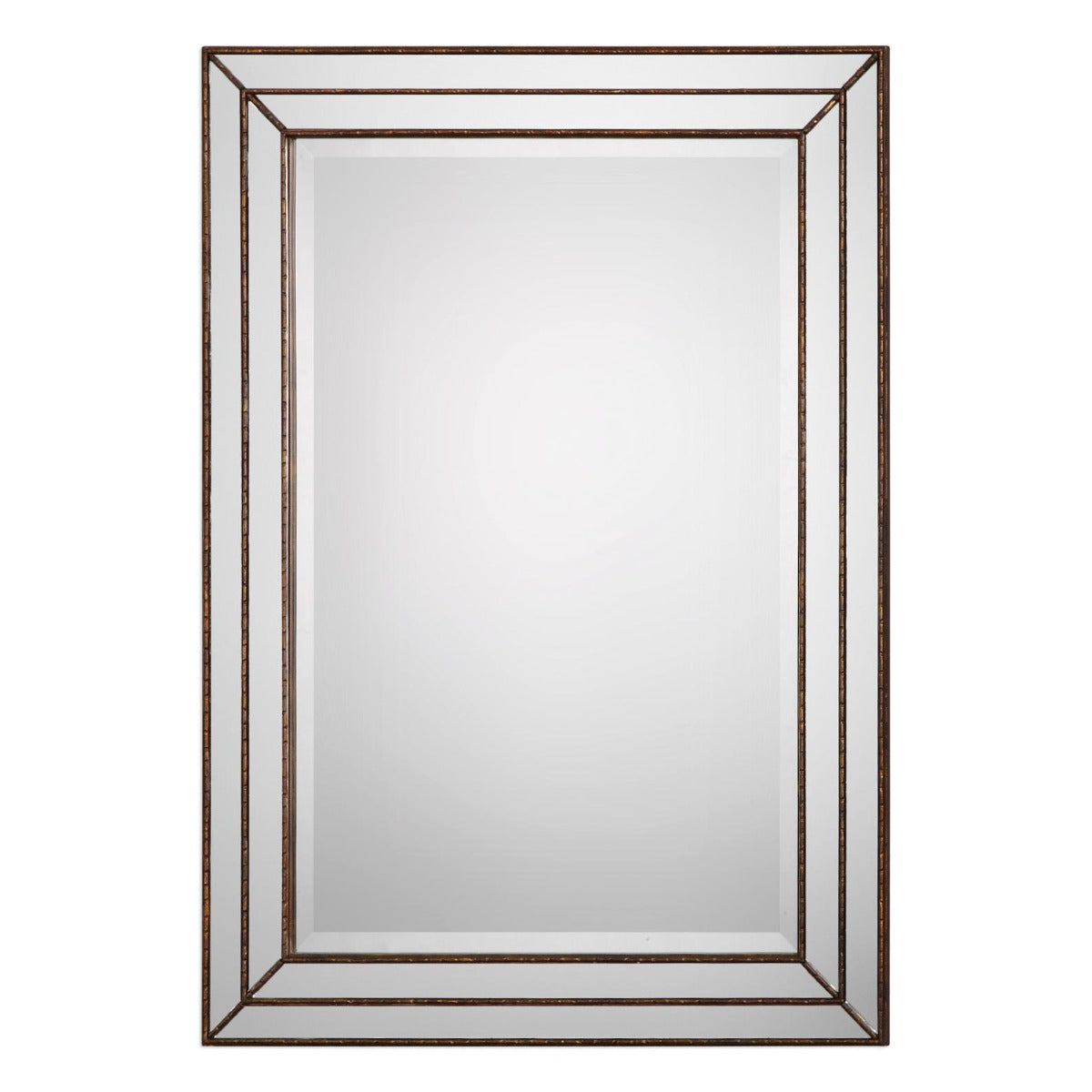 Keiichi Triple Frame Mirror Bronze Finish