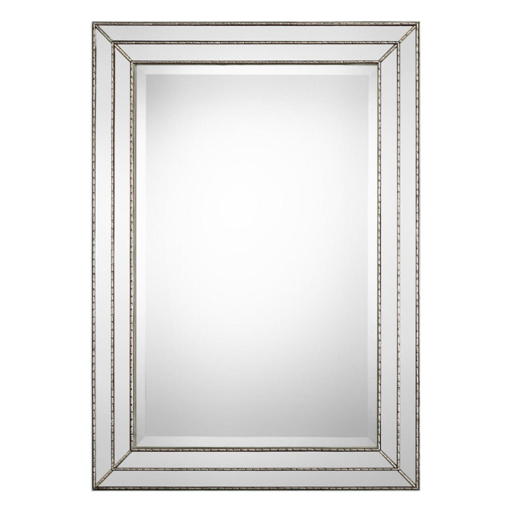 Keiichi Triple Frame Mirror Silver Finish