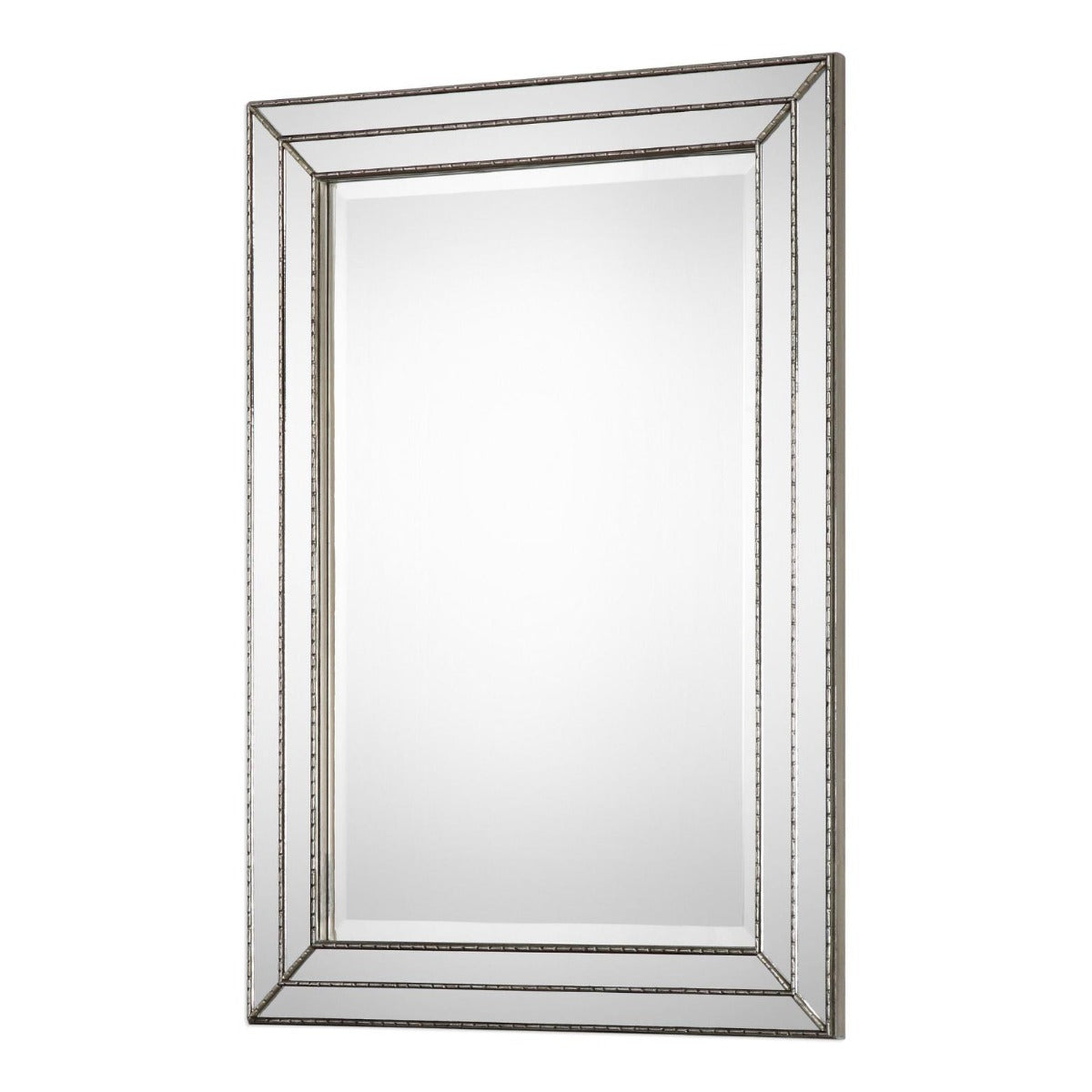 Keiichi Triple Frame Mirror Silver Finish, view 3
