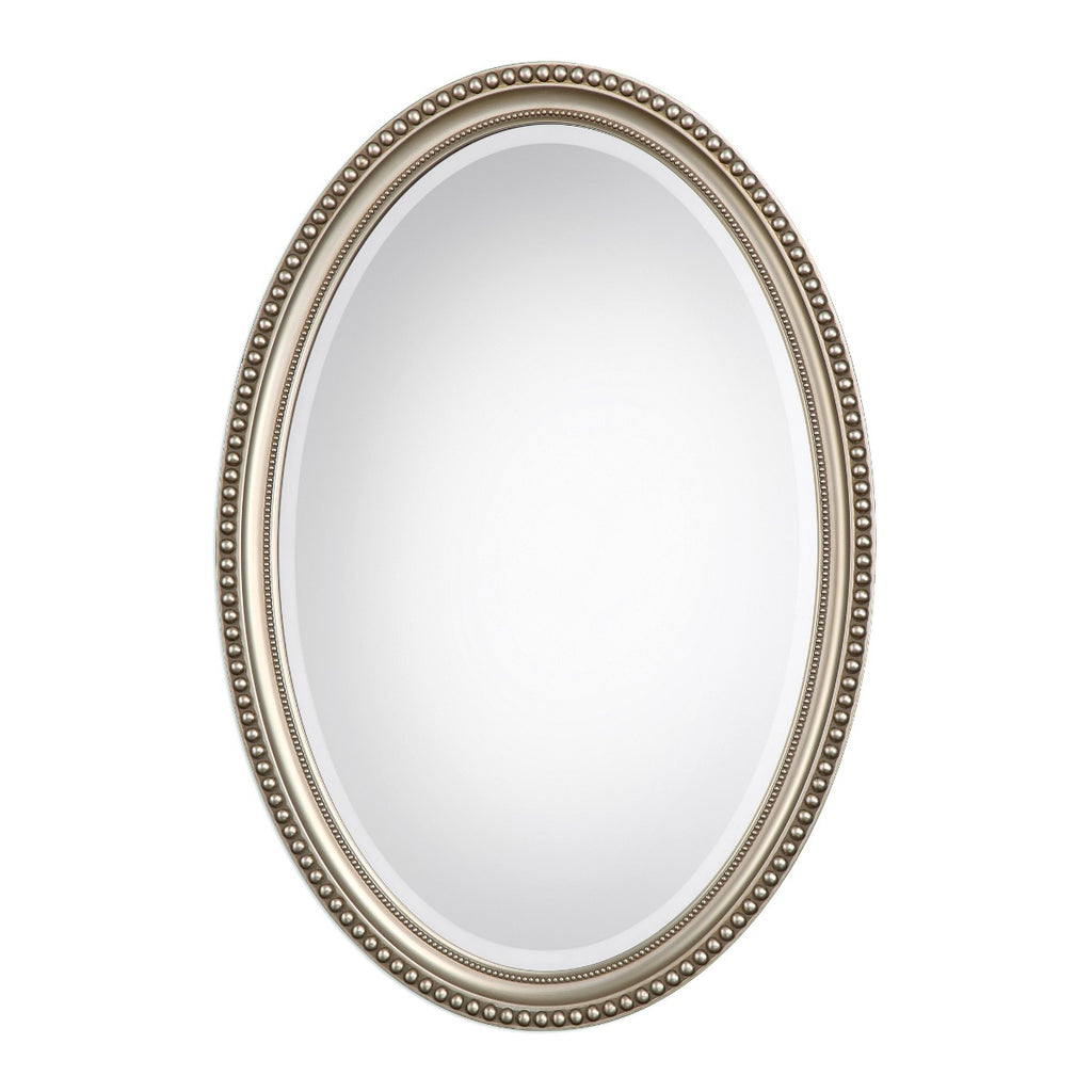 Keiichi Edith Mirror Antique Silver Finish