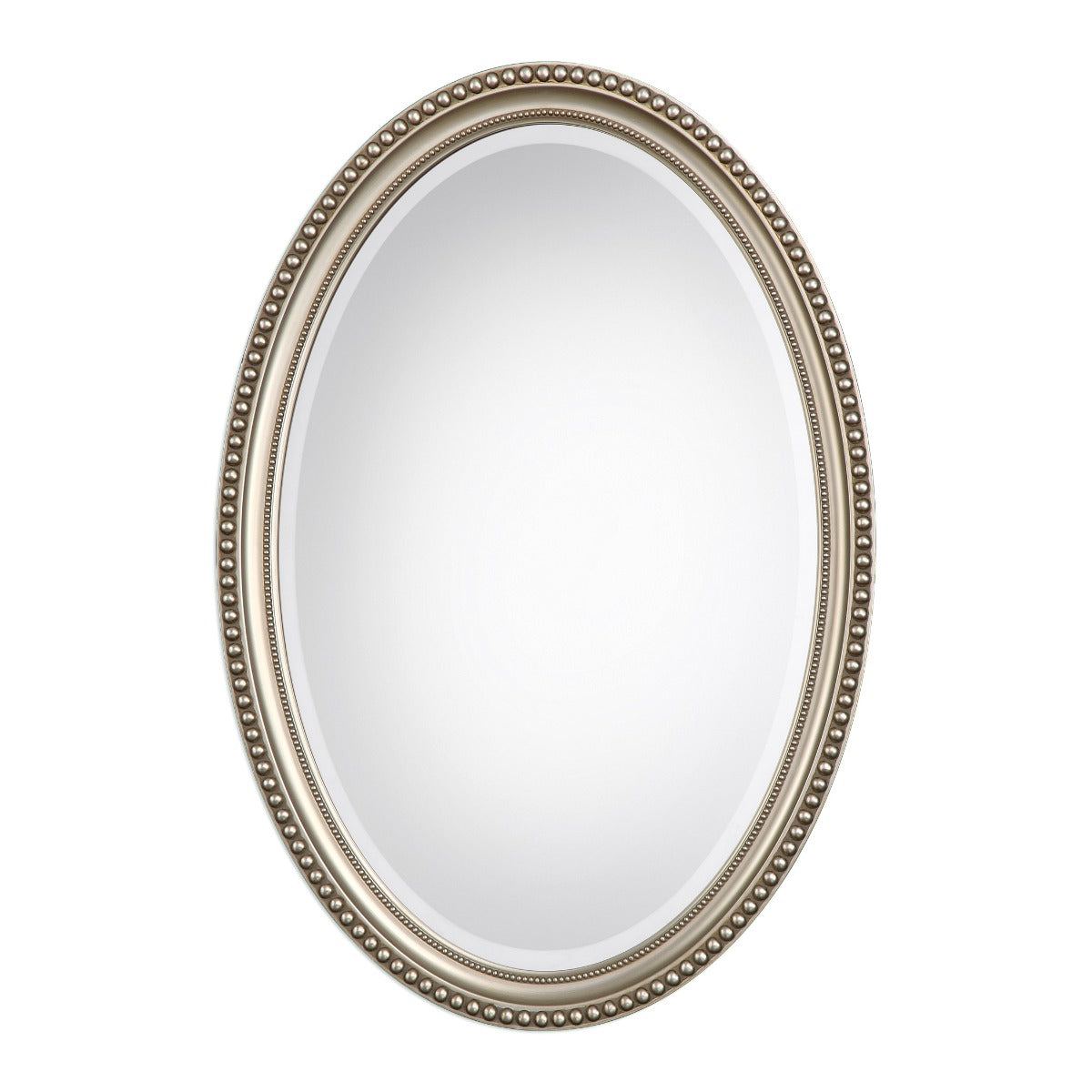 Keiichi Edith Mirror Antique Silver Finish