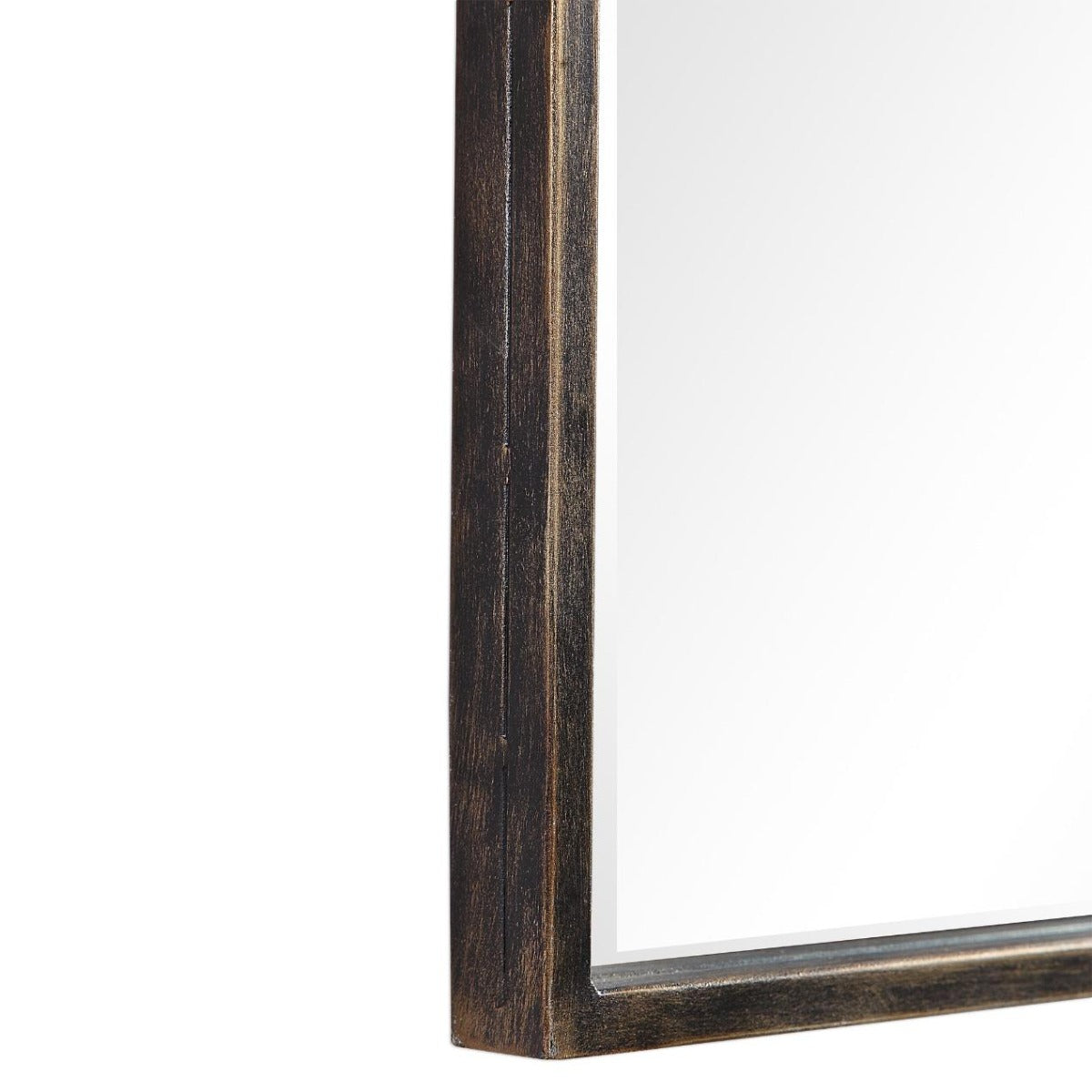 Keiichi Temple Arched Mirror in Golden Bronze, view 6