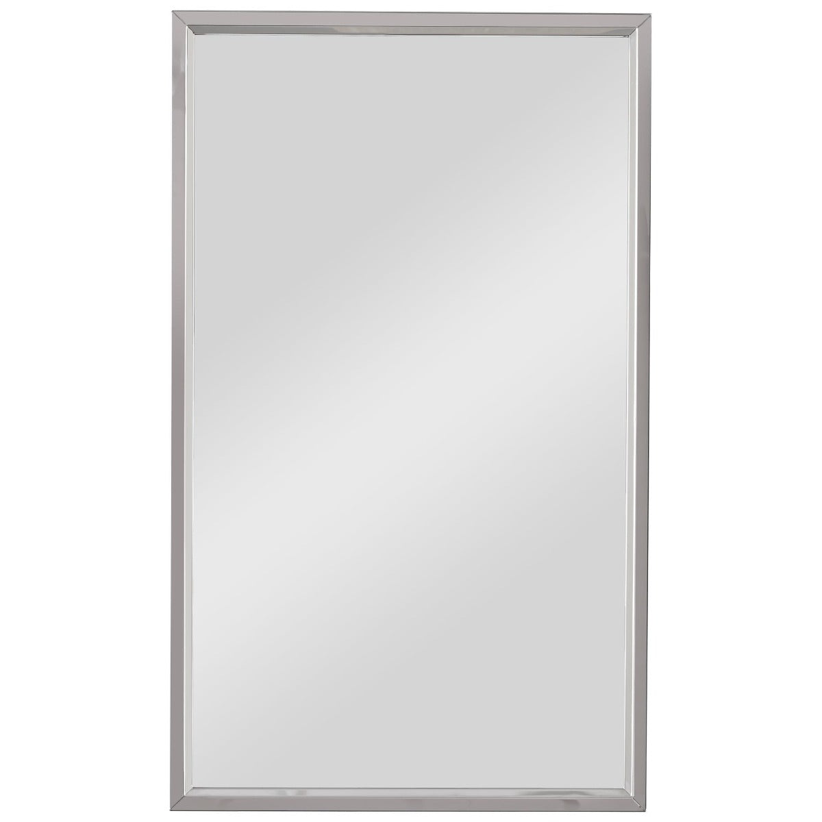 Keiichi Simple Rectangular Mirror Silver