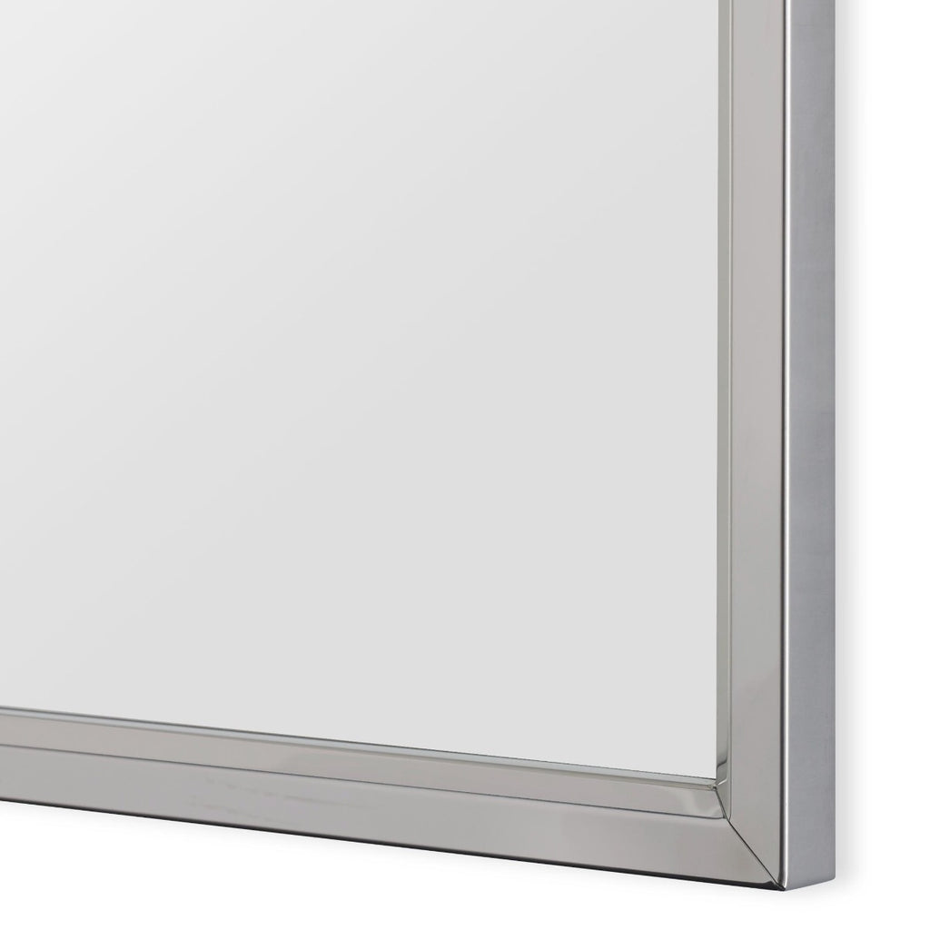 Keiichi Simple Rectangular Mirror Silver, view 4