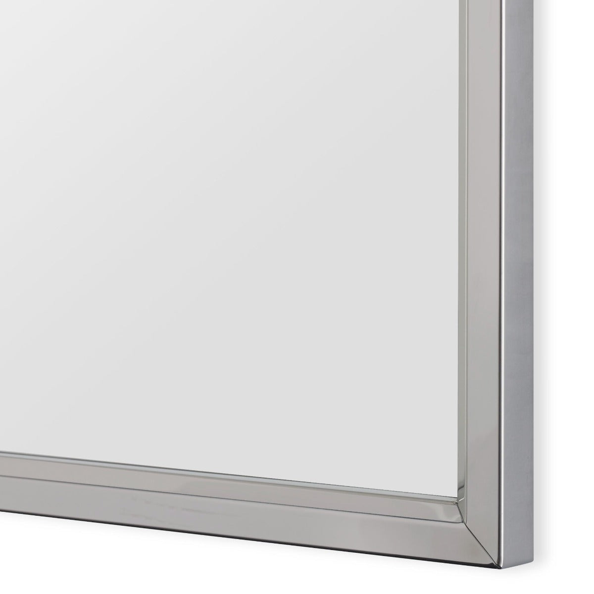 Keiichi Simple Rectangular Mirror Silver, view 4