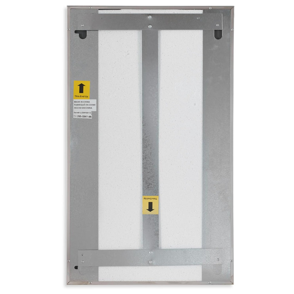 Keiichi Simple Rectangular Mirror Silver, view 5