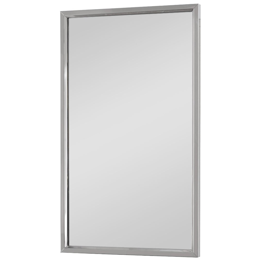 Keiichi Simple Rectangular Mirror Silver, view 3